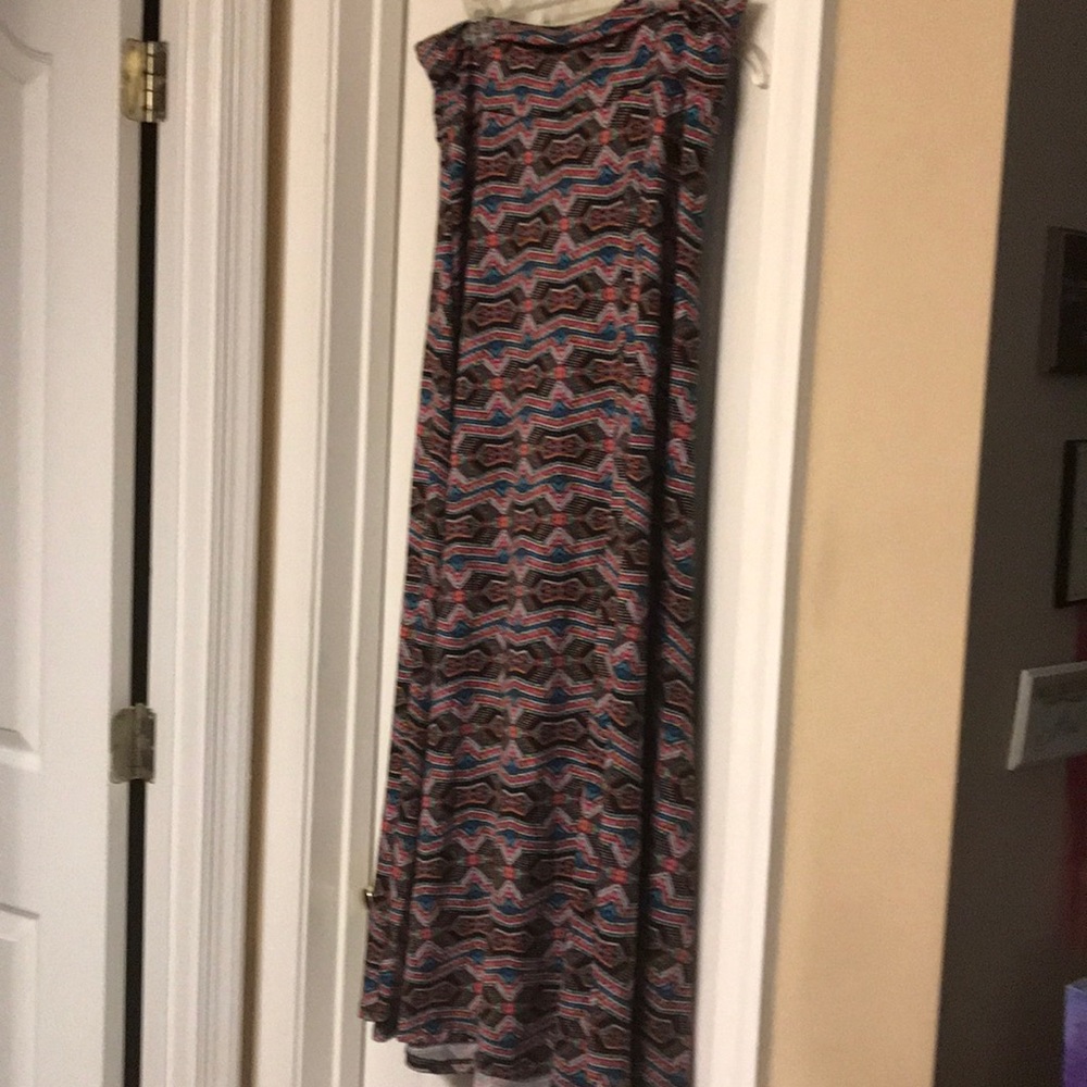 Lularoe Maxi with fun print. XL